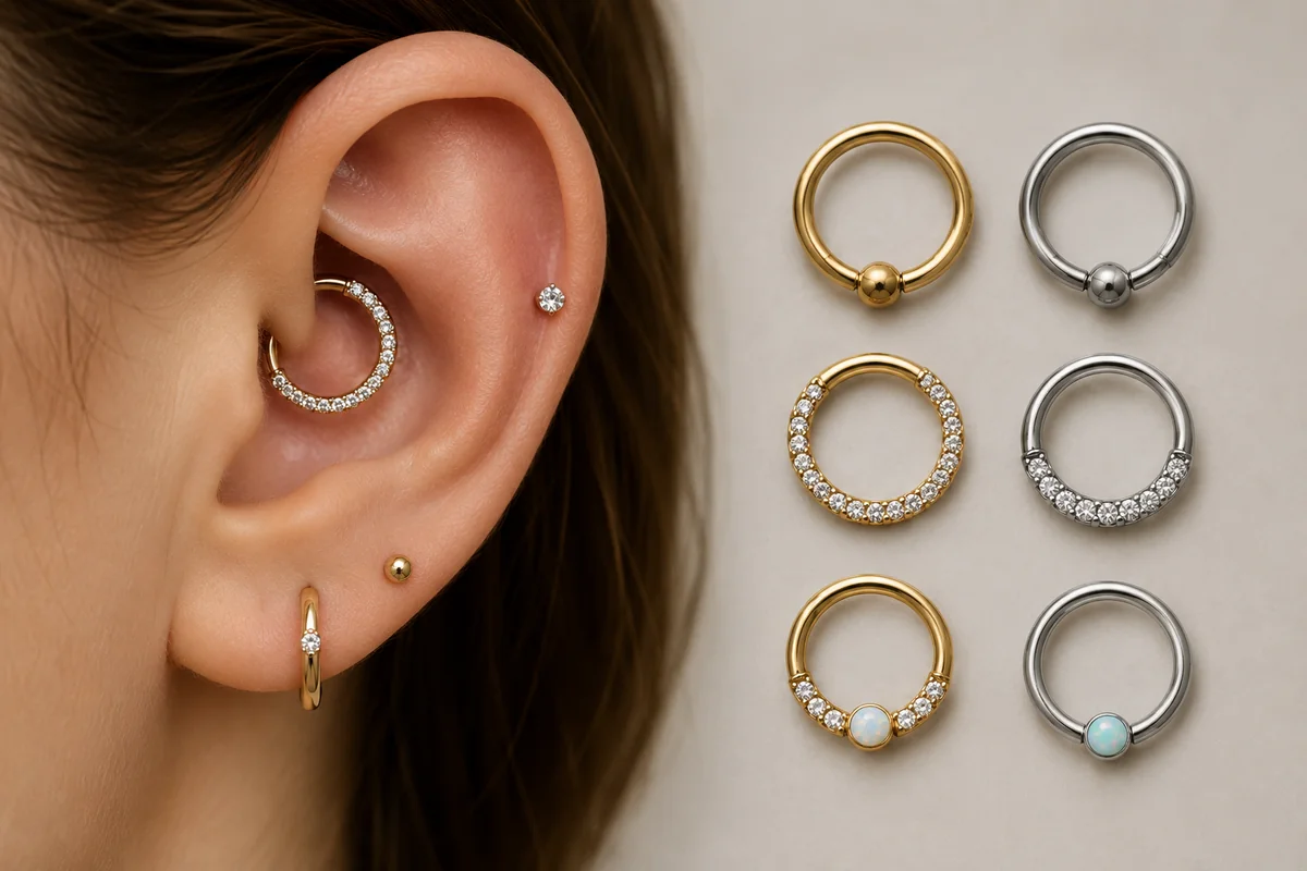 The best jewelry styles for a daith Daith piercing jewelry — The best jewelry styles for a daith