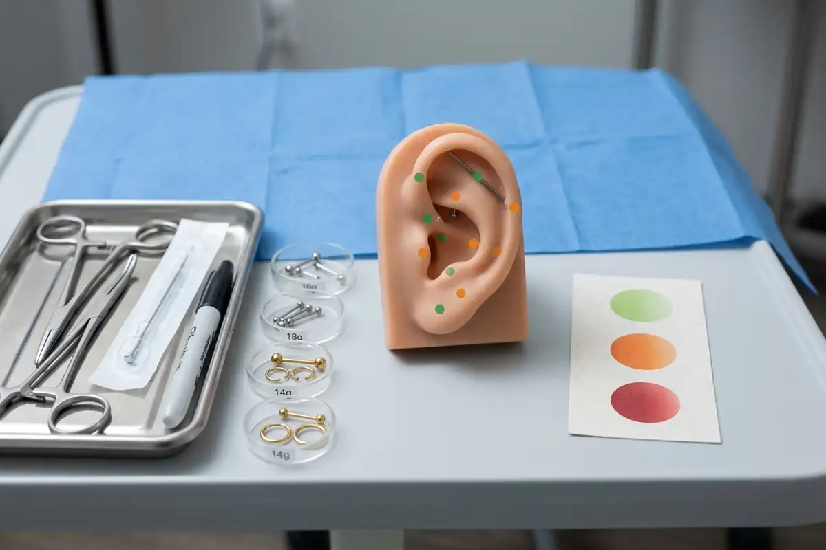The Ear Piercing Pain Chart Pain ear piercings chart - The Ear Piercing Pain Chart
