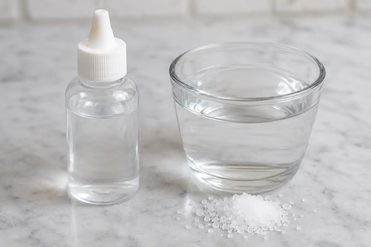 Sterile saline vs a "sea salt soak": they are not the same Saline solution for tragus piercings — Sterile saline vs a "sea salt soak": they are not the same