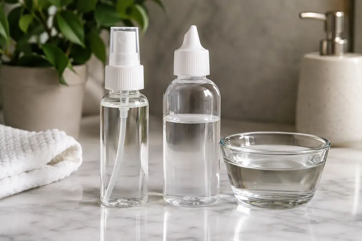 sterile saline solution for nose piercing step by step
