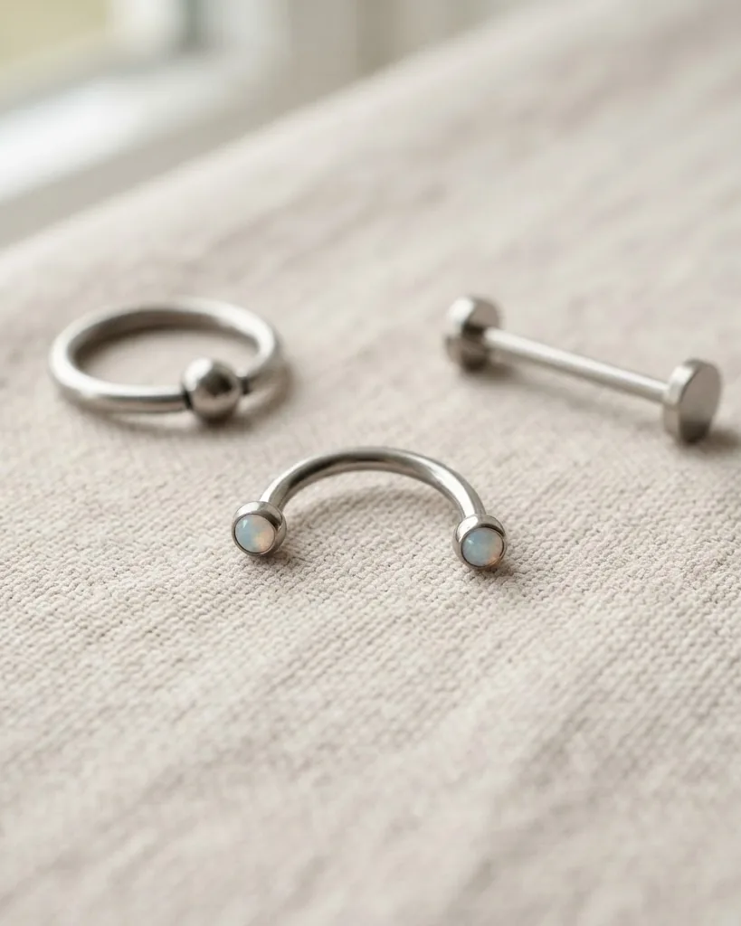 Close-up illustrating why a Curved Barbell Beats a Ring or a Straight Post