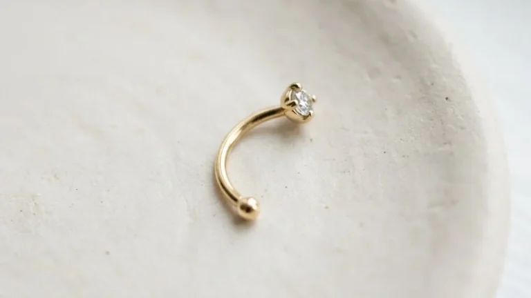 Curved Barbell for Rook Piercing: How to Size, Choose Metal, and Heal It Right