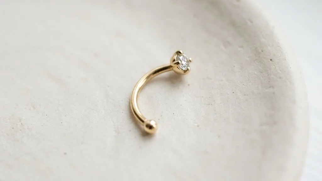 Curved Barbell for Rook Piercing: How to Size, Choose Metal, and Heal It Right