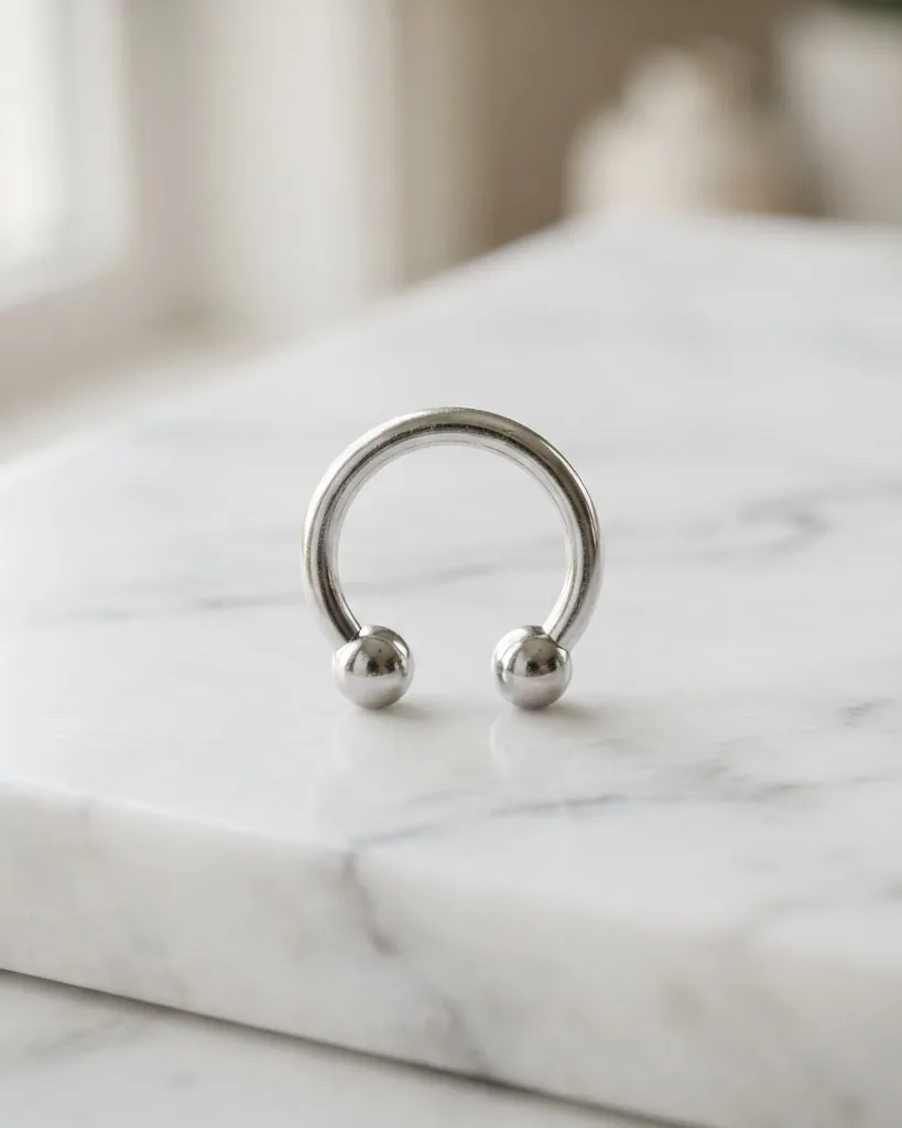Detail view of retainer vs. Horseshoe vs. Clicker: The Comparison