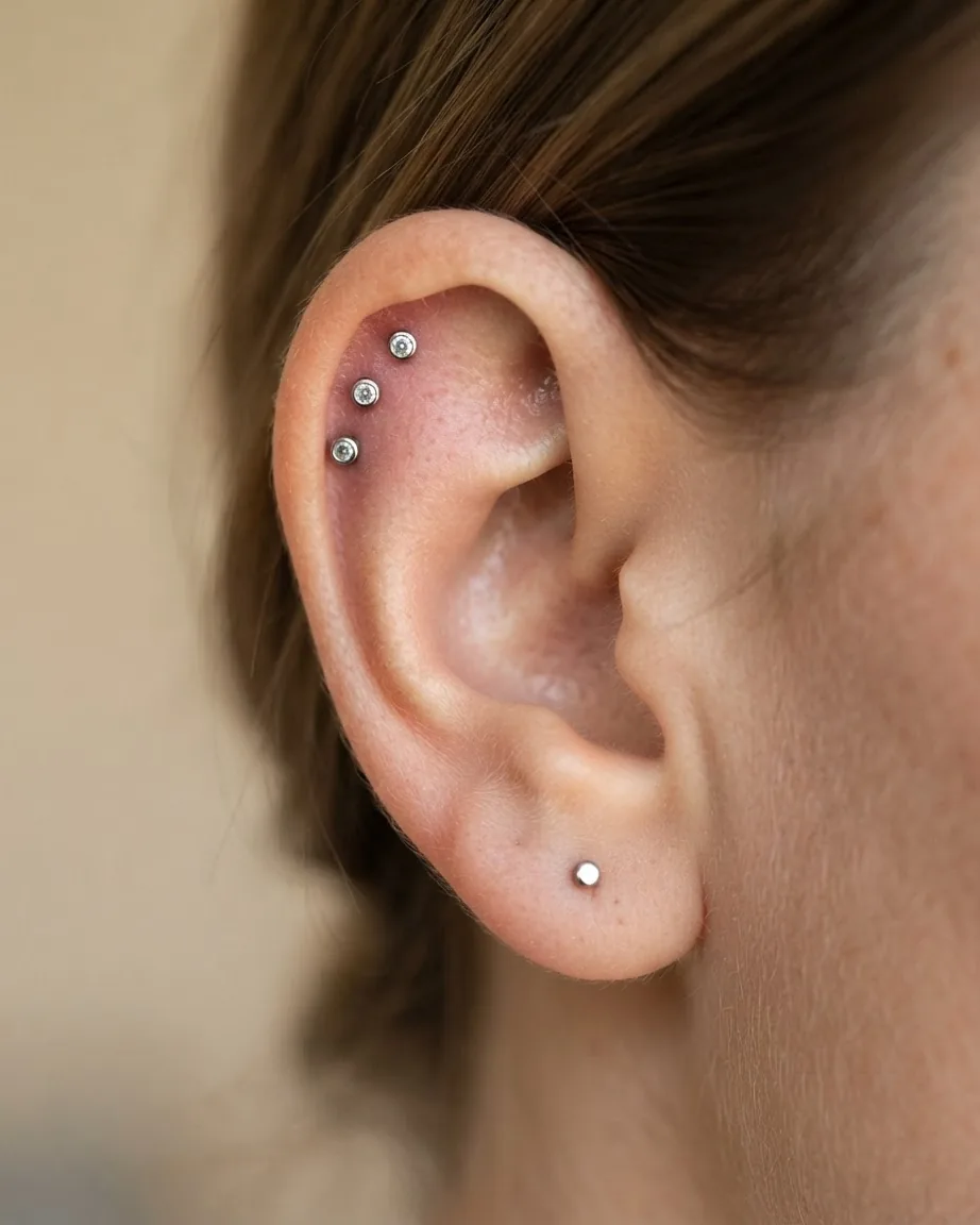 Detail view of how much it hurts, and why cartilage is different from the lobe