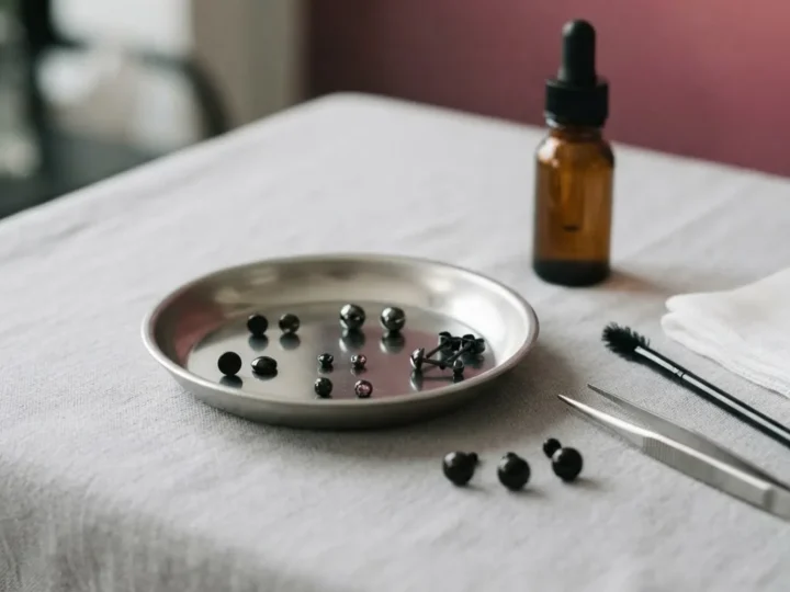 Black Ear Piercing Studs: What the Color Is, and When a Fresh Ear Can Take It